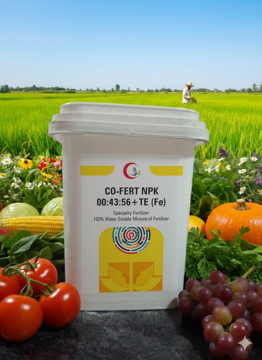 CO-FERT NPK 00:43:56+TE (Fe)